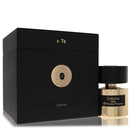 Tiziana Terenzi Cabiria Extrait de Parfum bottle by Tiziana Terenzi — Fruity floral woody fragrance with pear, green apple, melon, mint, cut grass, black currant, jasmine, rose, heliotrope, ambergris, cedar, birch, vanilla, and musk notes