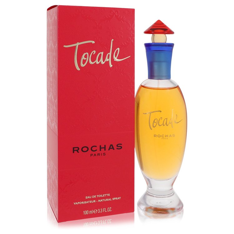 Tocade Perfume bottle by Rochas — oriental floral fragrance with bergamot, geranium, freesia, rose, magnolia, iris, jasmine, lily-of-the-valley, amber, vanilla, cedar and musk