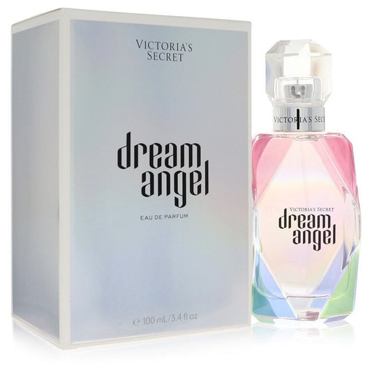 Victoria's Secret Dream Angel perfume bottle and packaging on a white background
