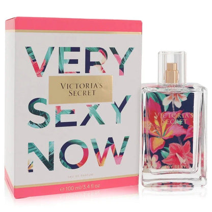 Victoria's Secret 'Very Sexy Now' perfume bottle and packaging on a white background