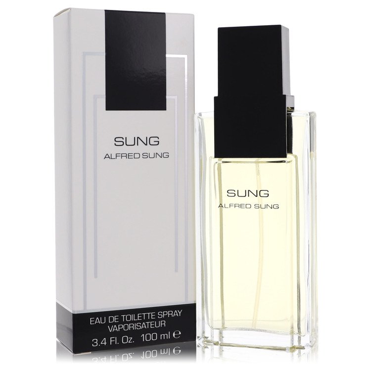 Sung Alfred Sung perfume bottle and packaging on a white background