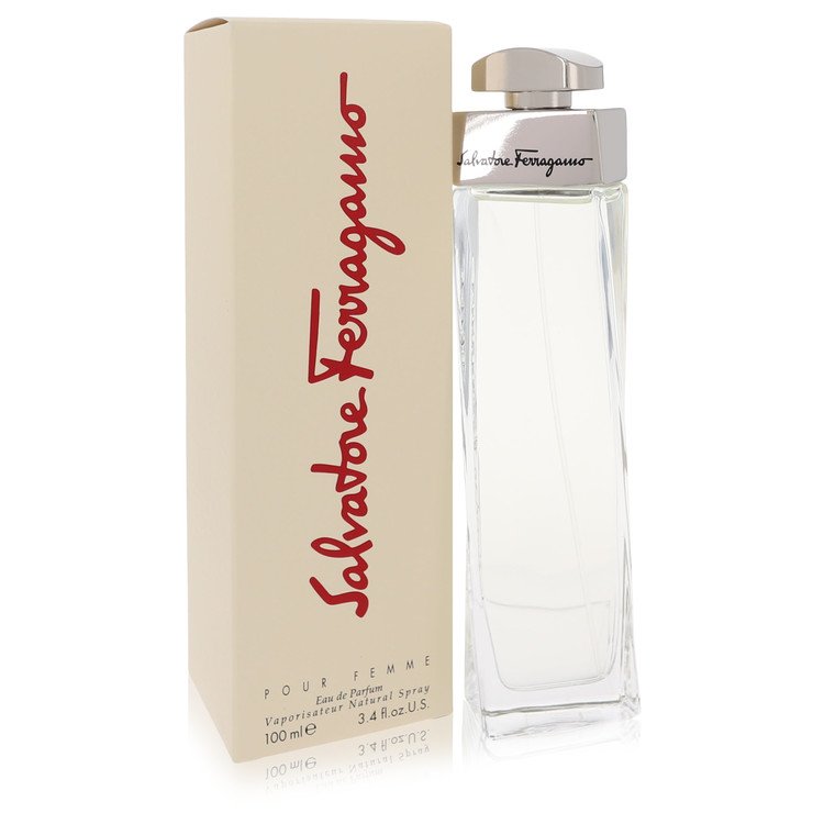 Salvatore Ferragamo Perfume bottle — floral aromatic women's fragrance with neroli, ivy leaves, spice, lily of the valley, rose, musk, oakmoss, and cedar