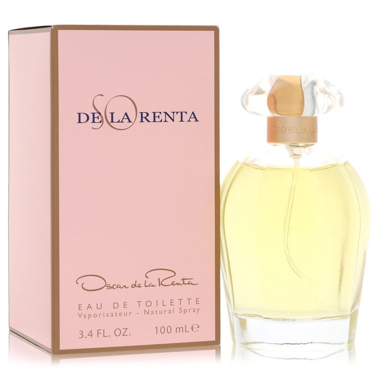 So De La Renta Perfume 3.4 oz Eau De Toilette Spray bottle by Oscar de la Renta