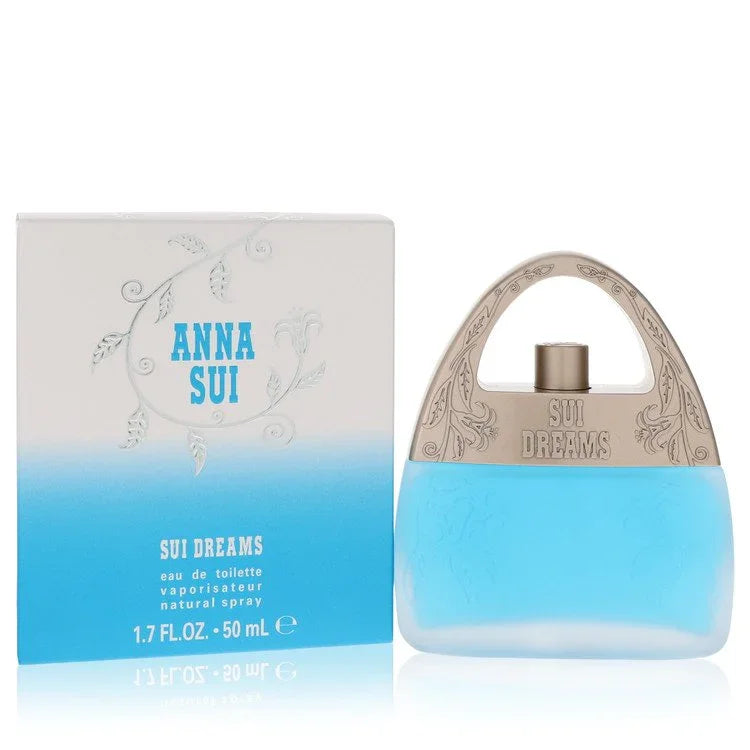 Anna Sui Sui Dreams perfume bottle and packaging on a white background