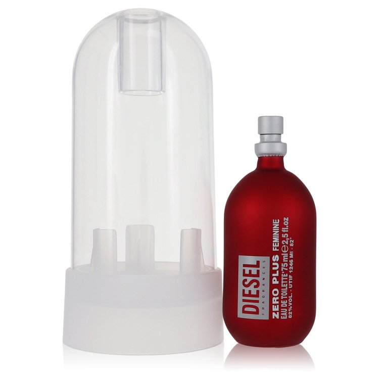 Diesel Zero Plus Perfume bottle by Diesel — floral fruity fragrance with spiced fruit, rose, jasmine, cacao, vanilla, amber and musk