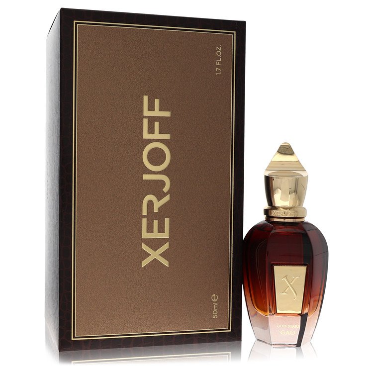 Xerjoff Oud Stars Gao Eau de Parfum bottle — woody oriental oud fragrance with saffron, gurjum balsam, cade wood, patchouli, amber, Thai oud, and Laos oud