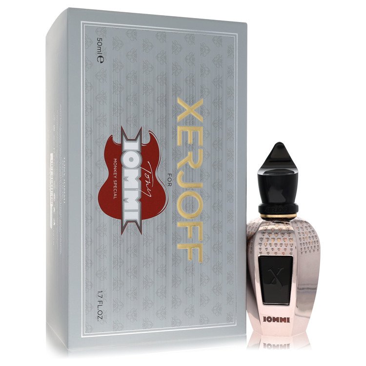 Xerjoff Tony Iommi Monkey Special Parfum bottle — woody oriental fragrance with rum, passionfruit, leather, patchouli, caramel, vanilla, and sandalwood