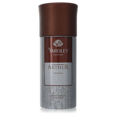 Yardley London Arthur deodorant spray can on a white background