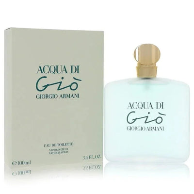 Acqua di Gio Eau de Toilette spray 100ml bottle and box with gold cap
