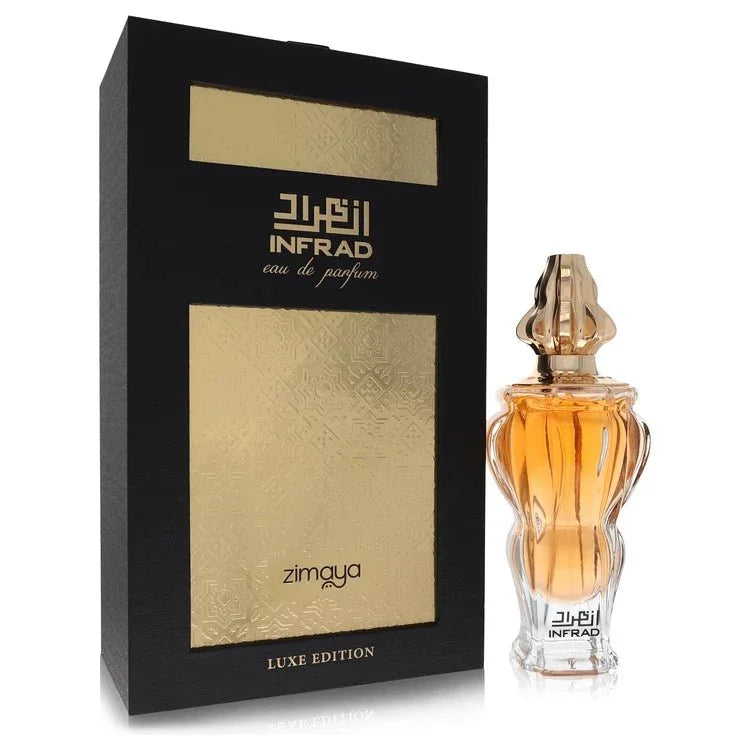Afnan Zimaya Infrad Luxe Perfume bottle - vanilla woody gourmand fragrance with coconut, caramel, white musk and sandalwood