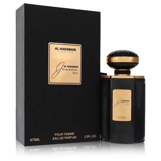 2.5 oz Eau De Parfum SprayAl Haramain Junoon Noir PerfumeBy Al Haramain for WomenGuilty Fragrance