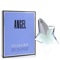 Angel Eau de Parfum by Mugler for women, star-shaped glass bottle and blue box.