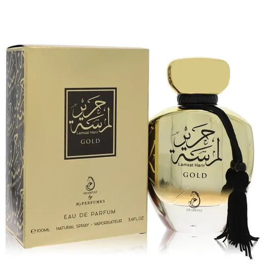 Arabiyat Lamsat Harir Gold PerfumeEau De Parfum SprayBy Arabiyat for Women3.4 oz Eau De Parfum Spray