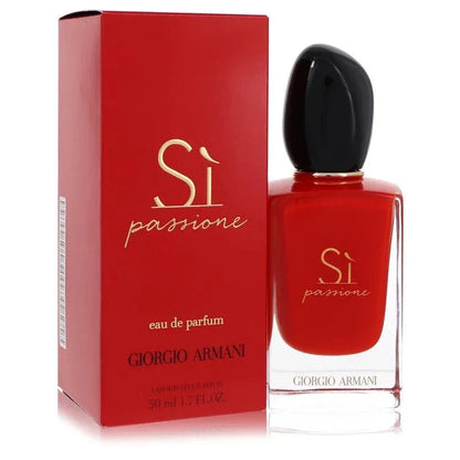 Si Passione Eau de Parfum spray for women, red bottle and box, 50ml