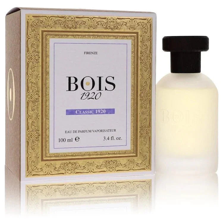 Classic 1920 perfume bottle for men and women by Bois 1920 — Artisan oriental woody unisex fragrance with citrus, spices, floral accords, resins, amber, smoky woods, and musk notes