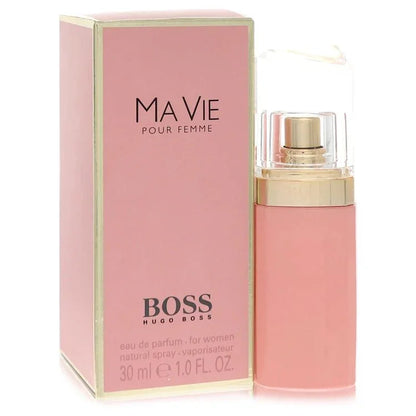 Pink Ma Vie Pour Femme perfume bottle and box, eau de parfum spray for women, 30ml