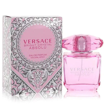 Versace Bright Crystal Absolu Eau de Parfum for women in iconic jewel-toned faceted Versace bottle sealed