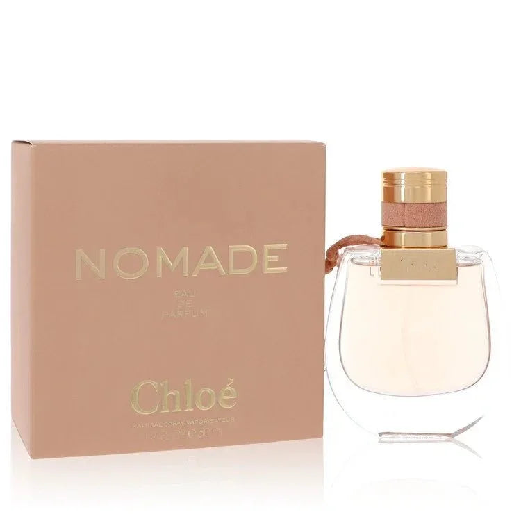 Chloe Nomade Eau de Parfum bottle with Mirabelle plum, freesia, rose, oakmoss, patchouli and sandalwood