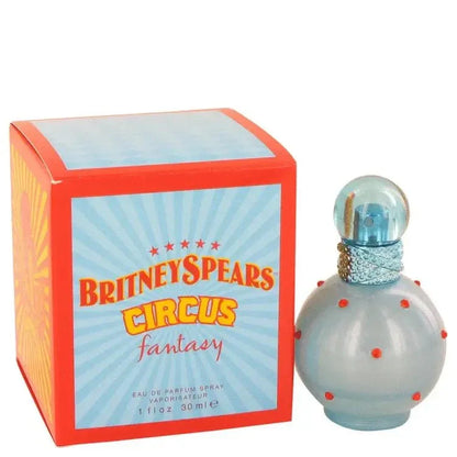 Britney Spears Circus Fantasy Perfume pink and purple rhinestone encrusted bottle — luxury women's fruity floral fragrance featuring unique notes of red berries and plum