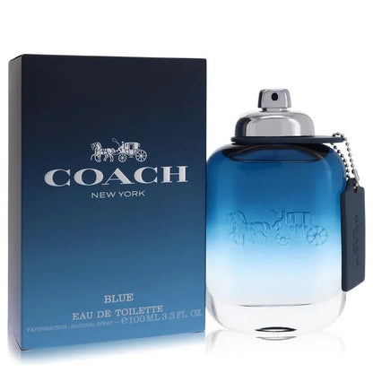 Coach Blue Eau de Toilette spray for men, 100ml blue gradient bottle with box