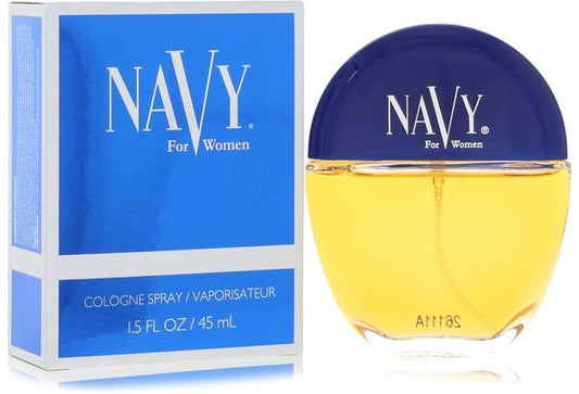Dana Navy for Women Cologne Spray bottle - Women's white floral amber fragrance with orange blossom, neroli, gardenia, jasmine, heliotrope, cinnamon, amber, and creamy musk
