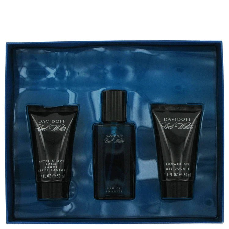 Gift Set - 1.4 oz Eau De Toilette Spray +1.7 oz After Shave Balm+ 1.7 oz Shower GelDavidoff Cool Water CologneBy Davidoff for MenGuilty Fragrance