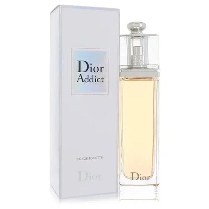 Christian Dior Dior Addict Eau de Parfum bottle in deep midnight blue
