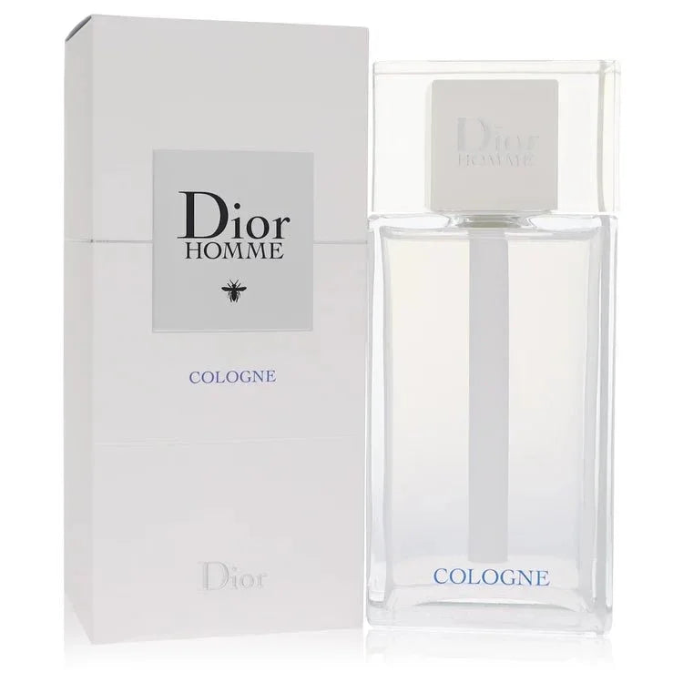Dior Homme Cologne by Christian Dior spray bottle and silver box, men’s fragrance