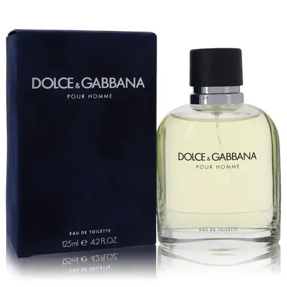 Dolce & Gabbana Cologne bottle — citrus woody spicy men's fragrance with bergamot, neroli, tarragon, sage, tobacco, sandalwood, and tonka bean
