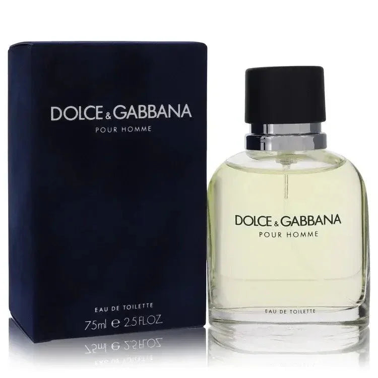 Dolce & Gabbana Cologne bottle — citrus woody spicy men's fragrance with bergamot, neroli, tarragon, sage, tobacco, sandalwood, and tonka bean
