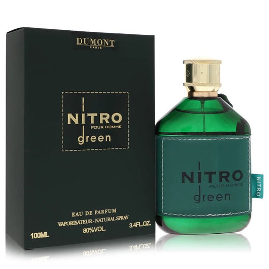 3.4 oz Eau De Parfum SprayDumont Nitro Green CologneBy Dumont Paris for MenGuilty Fragrance