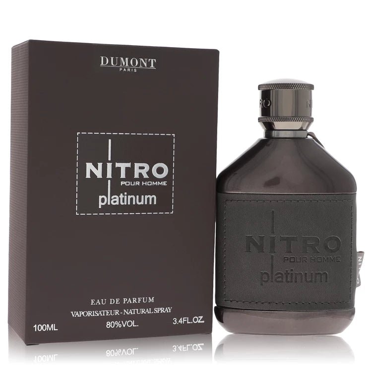 Dumont Nitro Platinum CologneEau De Parfum SprayBy Dumont Paris for Men3.4 oz Eau De Parfum Spray