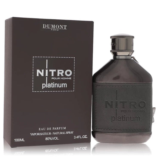 Dumont Nitro Platinum CologneEau De Parfum SprayBy Dumont Paris for Men3.4 oz Eau De Parfum Spray