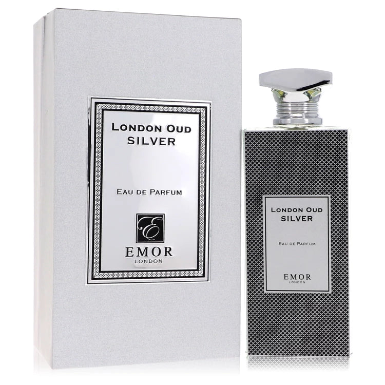 4.2 oz Eau De Parfum Spray (Unisex)Emor London Oud Silver CologneBy Emor London for Men and WomenGuilty Fragrance
