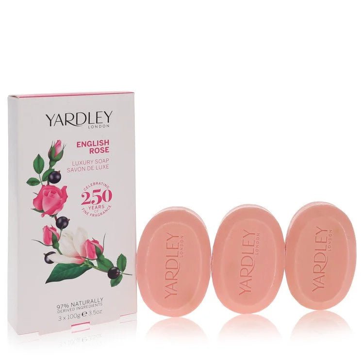 3.5 oz 3 x 3.5 oz Luxury SoapEnglish Rose Yardley PerfumeYardley LondonGuilty Fragrance