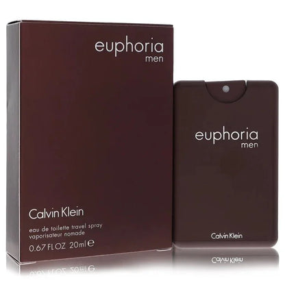 Calvin Klein Euphoria Cologne for Men bottle — Woody Aromatic Spicy men's fragrance with ginger, pepper, black basil, and suede notes