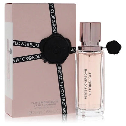 Viktor and Rolf Flowerbomb Perfume signature luxury diamond grenade-shaped flacon displaying its premium rose-gold liquid contours against a clean background