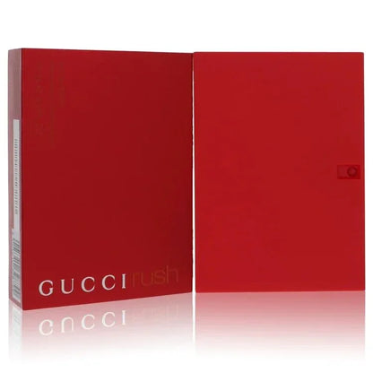 Gucci Rush red bottle perfume fruity chypre floral woody fragrance
