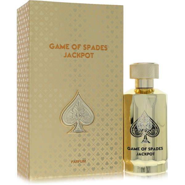 Jo Milano Game of Spades Jackpot Perfume bottle - unisex citrus fruity amber vanilla fragrance with bergamot, musk and sweet notes
