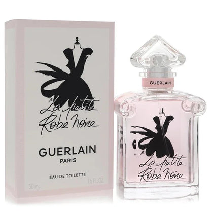 Guerlain La Petite Robe Noire perfume bottle and packaging on a white background