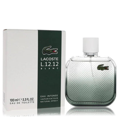 Lacoste L.12.12 Blanc Eau de Toilette cologne for men in original white Lacoste packaging sealed
