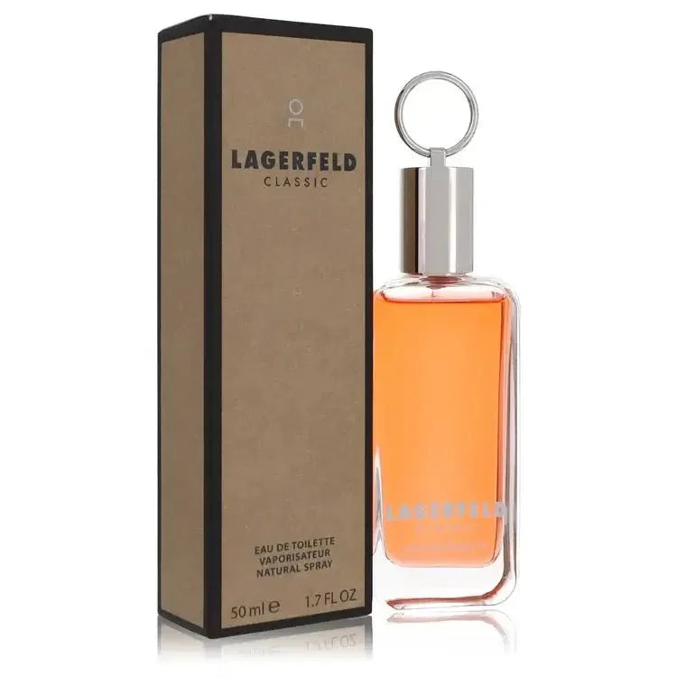 Lagerfeld by Karl Lagerfeld Cologne bottle — Woody Spicy men fragrance with aldehydes, tarragon, nutmeg, tobacco, and amber