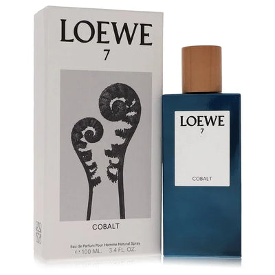 Loewe 7 Cobalt eau de parfum bottle fresh spicy woody fragrance
