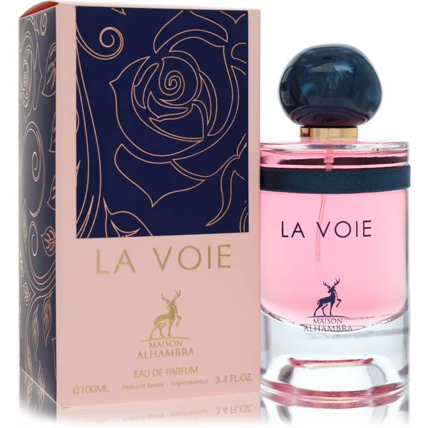 Maison Alhambra La Voie Perfume bottle with bergamot, orange blossom, tuberose, Indian jasmine, Madagascar vanilla, white musk and cedar
