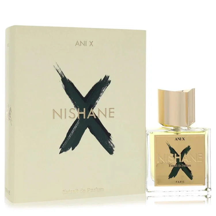 Nishane Ani X Cologne bottle — oriental woody fragrance with bergamot, blue ginger, pink pepper, rose, vanilla and sandalwood