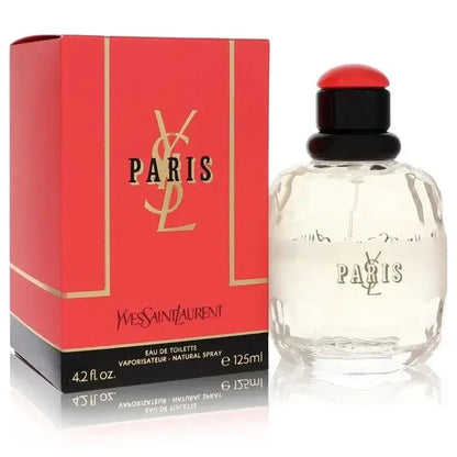Paris perfume eau de toilette spray for women, 125ml bottle and red box