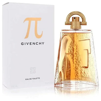 Givenchy Pi Cologne for Men bottle — Classic Woody Amber masculine fragrance featuring rich Vanilla, Almond, and Cedar notes.