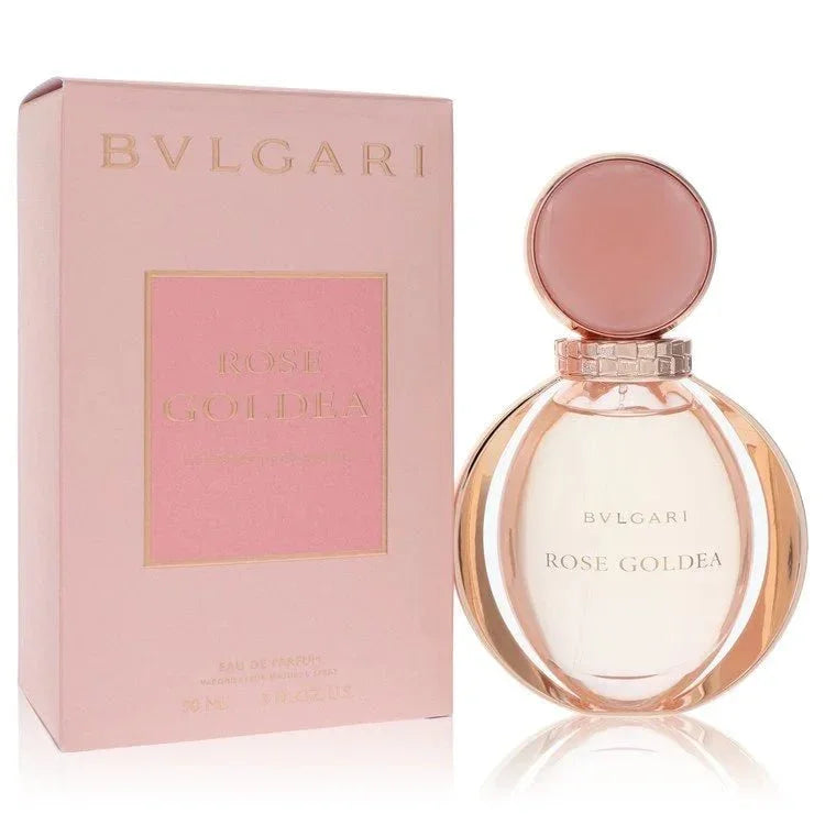 Bvlgari Rose Goldea Perfume bottle — Floral Rose women's fragrance with rose petals, jasmine tea, and musky wood notes