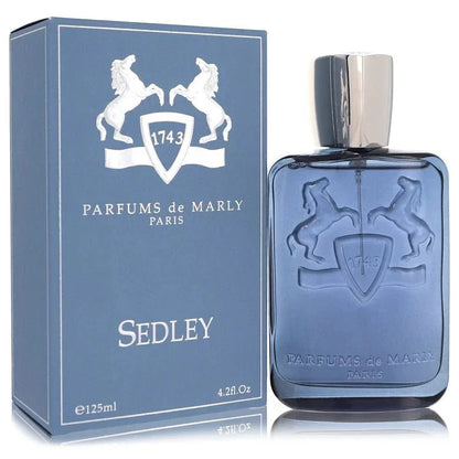 Sedley perfume blue box and bottle, 4.2 fl oz, luxury fragrance for women
