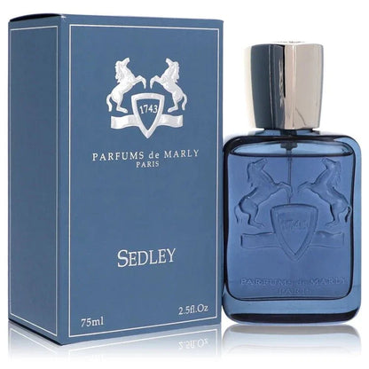 Sedley Parfums de Marly blue perfume bottle and box, 75ml eau de parfum spray